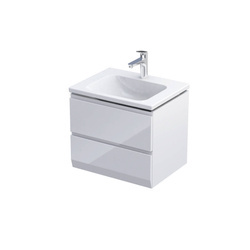 Oristo BRYLANT UNI Szafka z umywalką 60 cm biały połysk