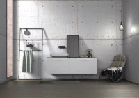 Oristo SKAGEN Szafka z umywalką 80 cm biały mat